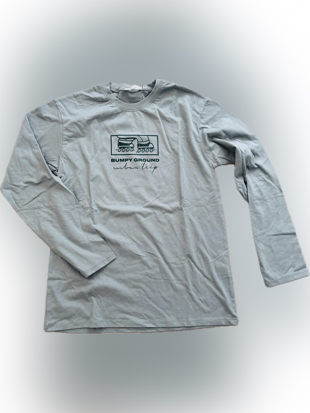 Zara 13/14 Long Sleeve Tee with Roller Skate Graphic